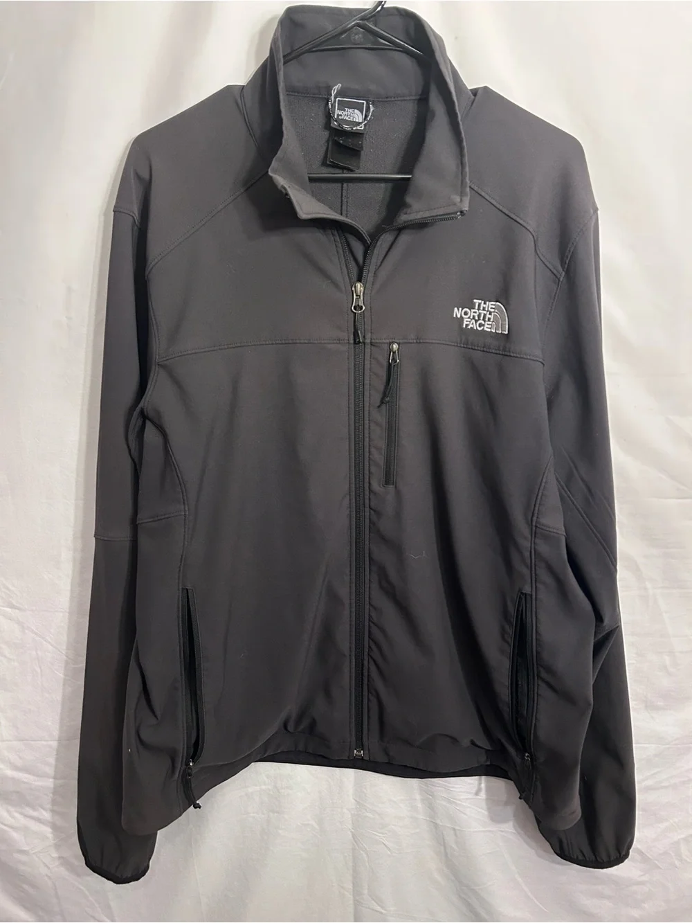 The North Face Men's Charcoal Black Softshell Jacket